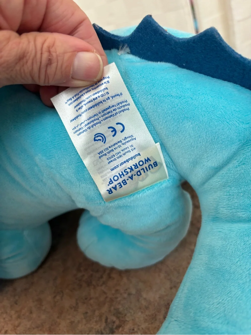 Pokemon Vaporeon build a bear workshop no sound Plush Toy